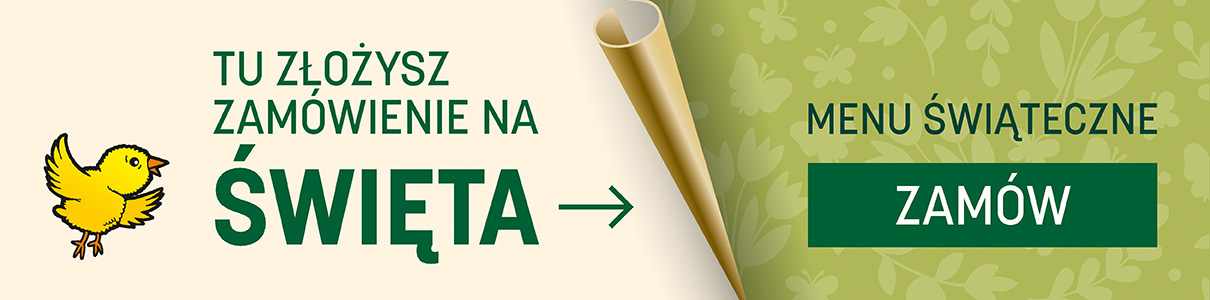 MENU WIELKANOCNE 2022 - ZAMÓW JUŻ DZIŚ!!!